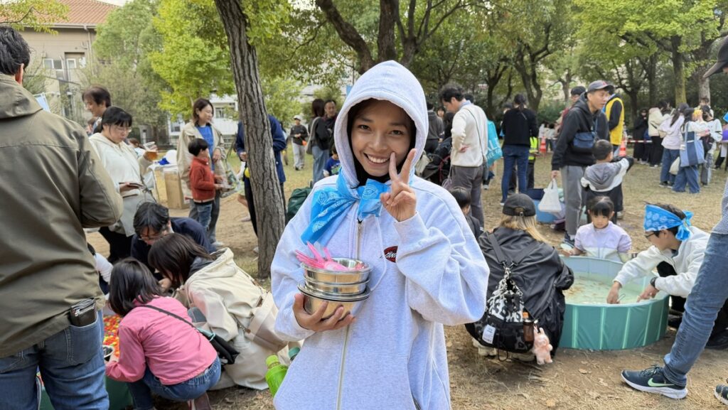 成徳小学校で開催した「成徳祭」へ参画